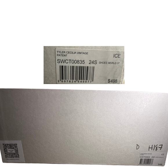 Zadig & Voltaire Tyler Cecilia Boots 👢 White Patent Leather | EU 37 US 6 NIB ✨ - Picture 8 of 9